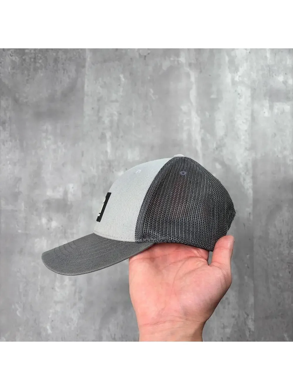 Y2K Grey Carhartt Workwear Trucker Snapback Hat